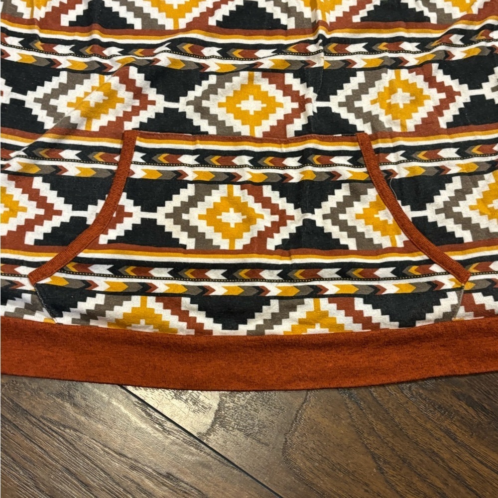 Cruel Denim Women’s AztecGeometric Patterned Women's‎ Sweatshirt XXL - Orange - Picture 2 of 11
